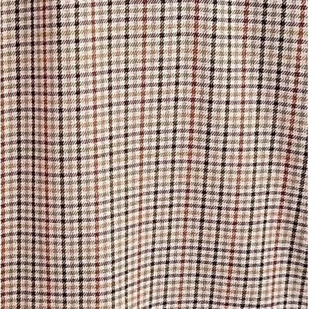 Sundance Brewster Plaid Wide Leg Trouser Pants High Rise Academia Classic Preppy - Picture 8 of 15